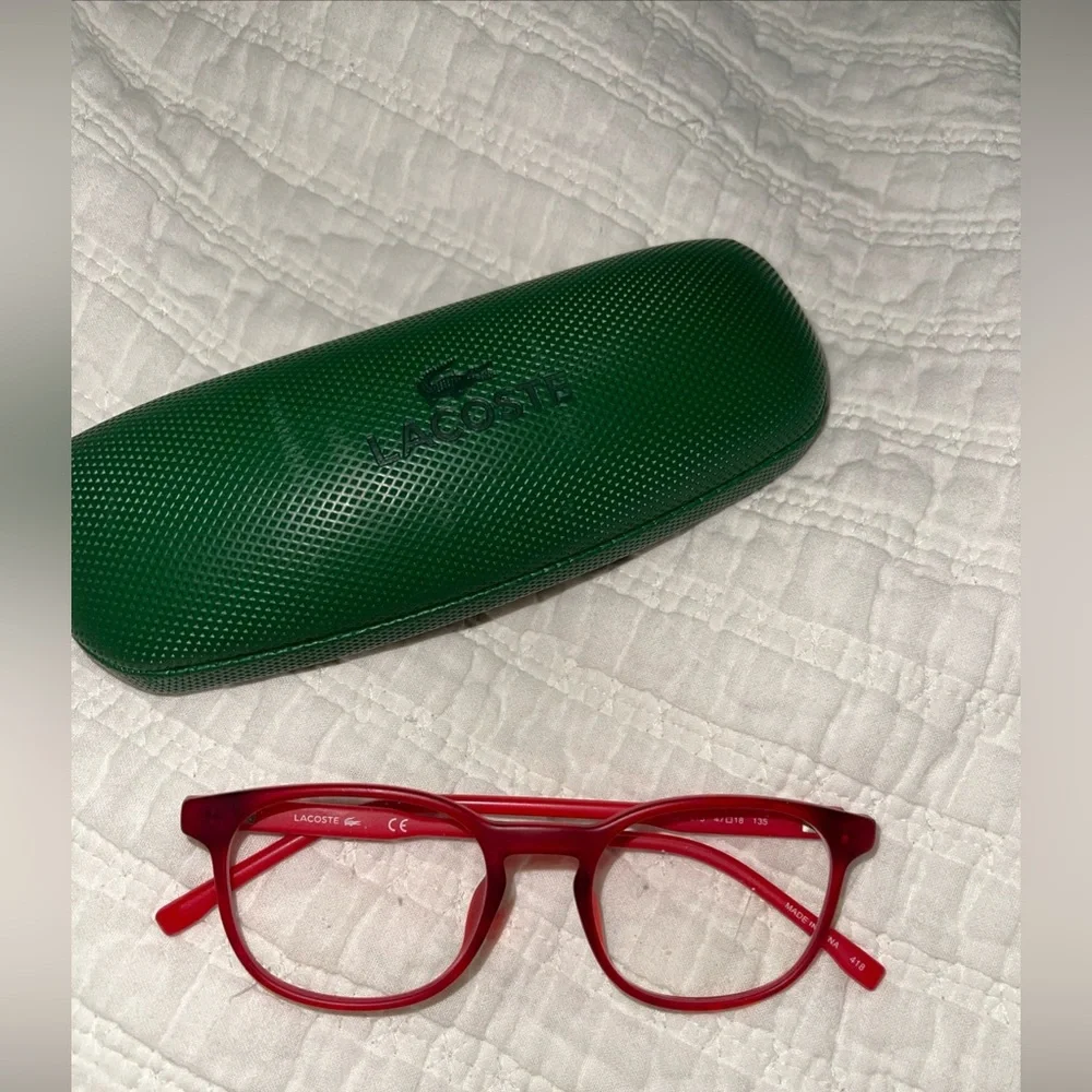 Lacoste Unisex Glasses 615-47-18 L3632 Red.